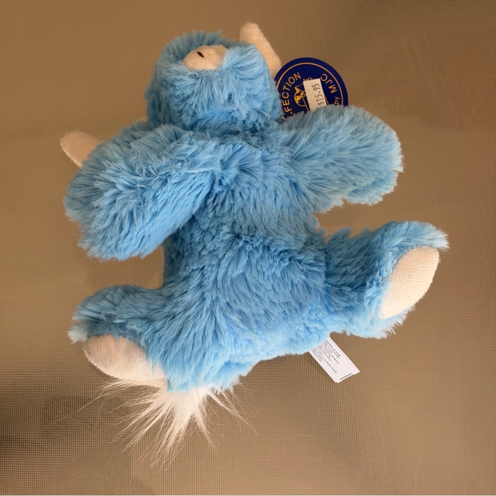 PURRFECTION by MJC 8" Blue Bull Plush Stuffed Animal Toy NWT 90s Vintage - Picture 9 of 13